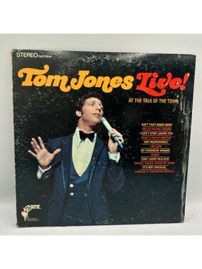 Tom Jones Live At The Talk Of The Town 1967 LP Stereo 33 RPM Parrot Records